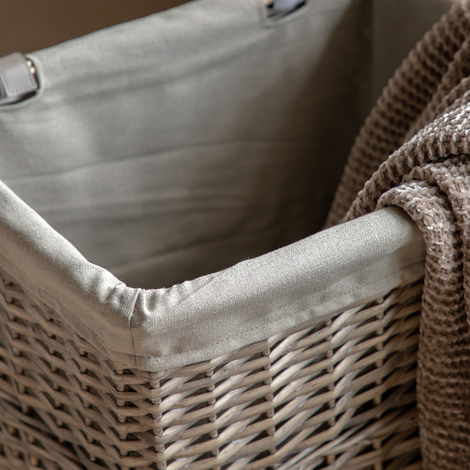 Cedar laundry basket