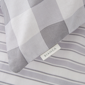 Grey Stripe Fitted Sheet