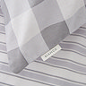 Grey Stripe Fitted Sheet