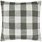 chesil check outdoor cushion in moss product image 1