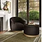 Chloe Boucle Pouffe - Black main image