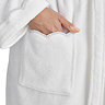 Scallop Edge white bath robe image