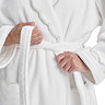 Scallop Edge white bath robe image