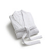 Scallop Edge white bath robe image