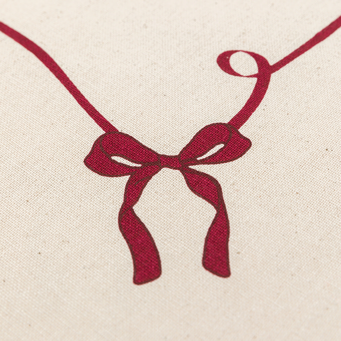 Bows Table Cloth very Close Up