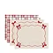 Cut out of Christmas bows placemats