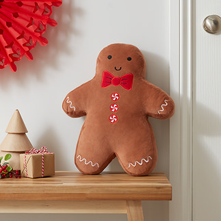 Christmas Gingerbread Cushion Image 1