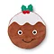 Christmas pudding cushion image 3