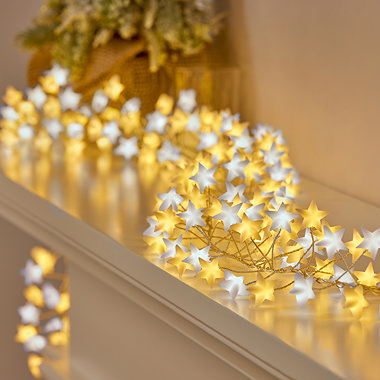 Star Pin Wire Garland