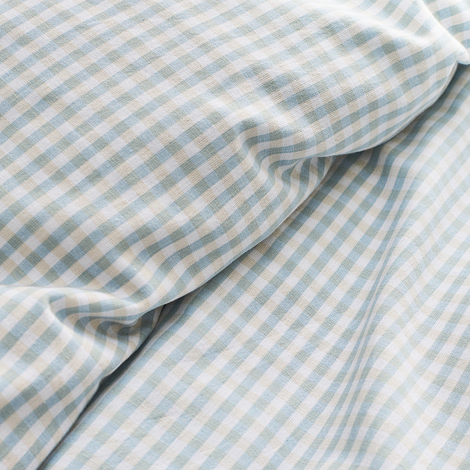 Gingham Yarn Dye Blue