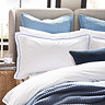 Wave Embroidery China Blue Duvet Cover Set image