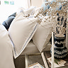 Wave Embroidery China Blue Duvet Cover Set image