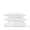 Wave Embroidery Rose Pink Duvet Cover Set image