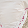Wave Embroidery Rose Pink Duvet Cover Set image