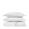 Wave Embroidery Sage Green Duvet Cover Set image