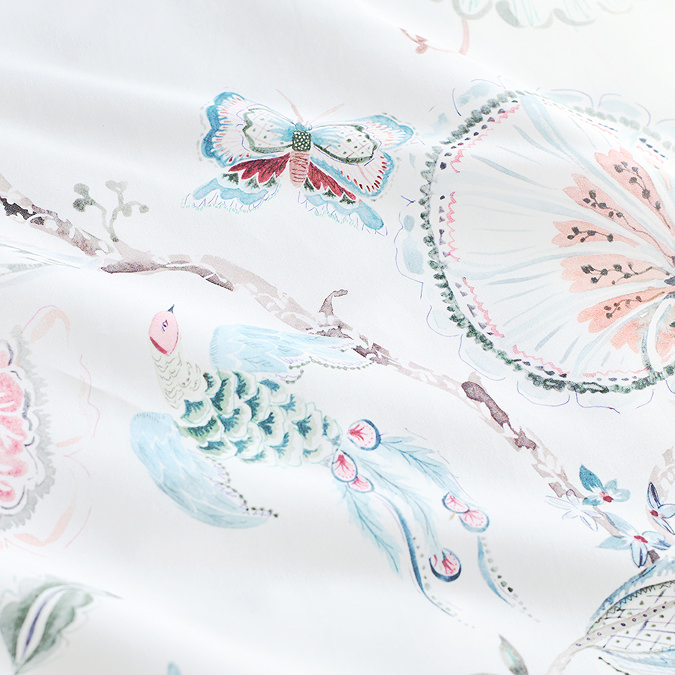 Christy Tropical Floral Pink duvet set