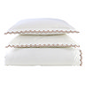 Christy scallop edge fire duvet cover set image