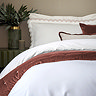 Christy scallop edge fire duvet cover set image