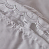 christy scallop edge bedding in white