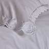 christy scallop edge bedding in white