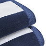 Christy Navy Cabana Stripe Beach Towel image