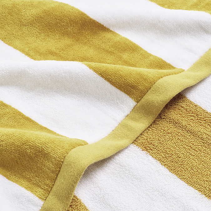 Christy Cabana Stripe Towel in Ochre image