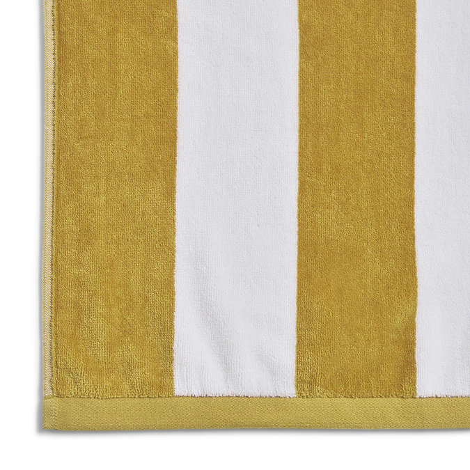 Christy Cabana Stripe Towel in Ochre image