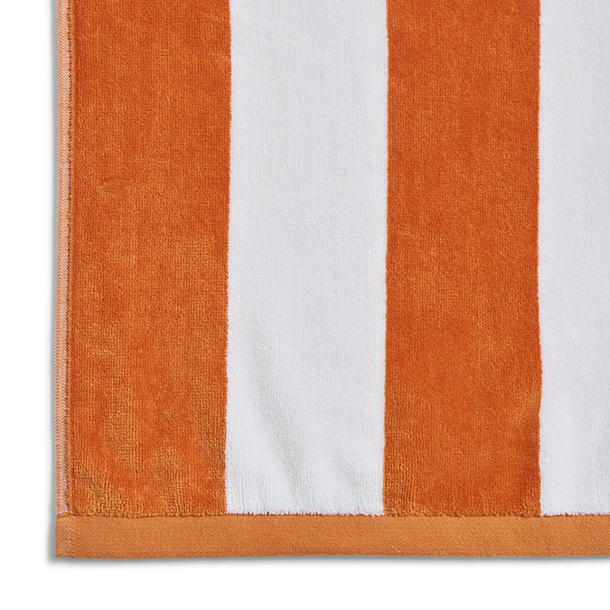 Christy Cabana Stripe Orange Beach Towel image