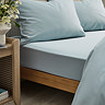 Ice Blue Classic Sateen Deep Fitted Sheet image