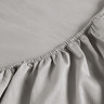 Classic Sateen Silver Grey Deep Fitted Sheet image