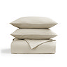 Champagne classic sateen duvet cover set image