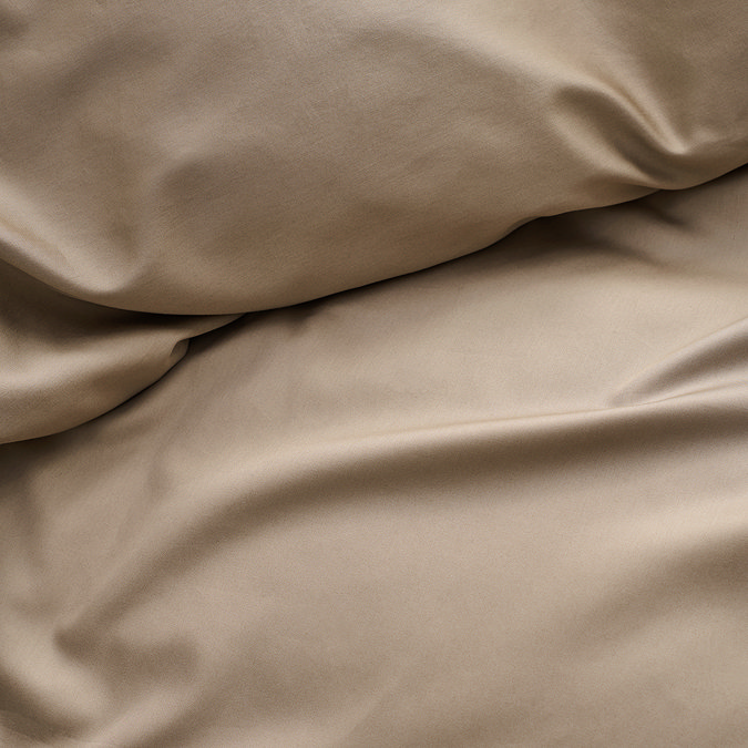 Mushroom cotton sateen duvet cover set image