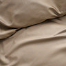 Mushroom cotton sateen duvet cover set image