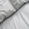 Christy classic sateen silver grey duvet cover set image