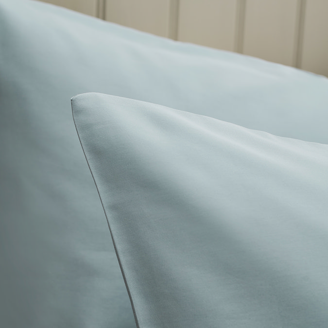 Classic Sateen Ice Blue Standard Pillowcase Pair image