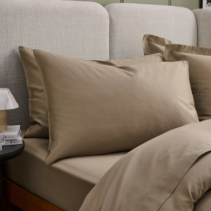 Classic Sateen Mushroom Pillowcase Pair image