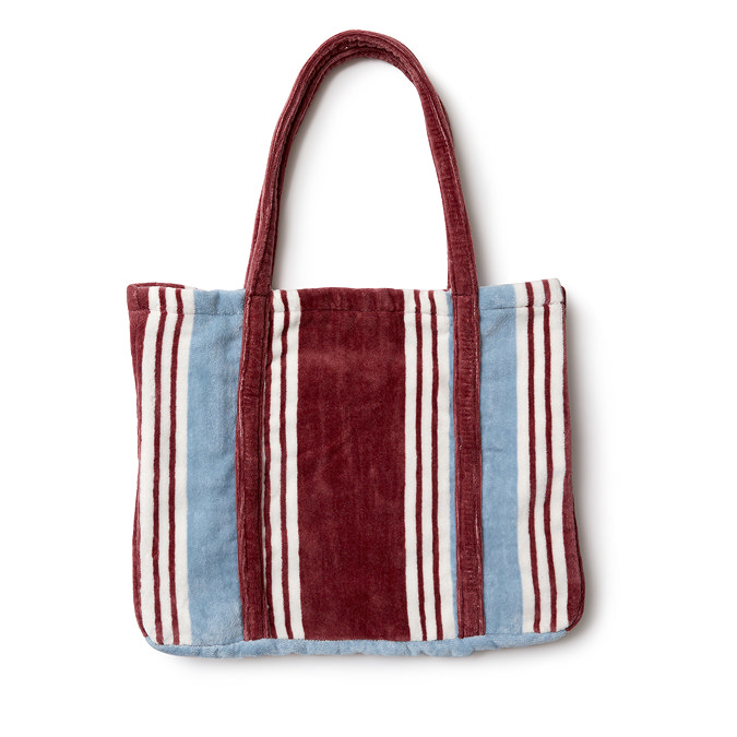 Christy College beach bag in earth image