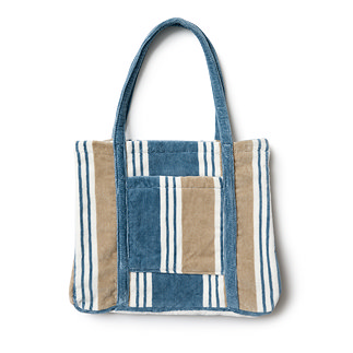 christy college beach bag in lagoon image