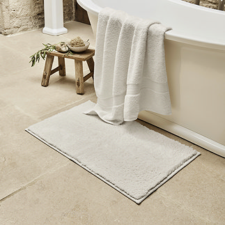 Parchment Deep Pile Bath Mat Image