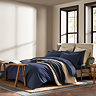 Christy navy duvet cover set image