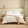 White flannel christy duvet set image