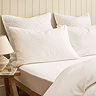 christy white flannel fitted sheet image