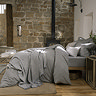 Christy Flannel Marl Silver duvet cover set image