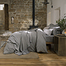 Christy Flannel Marl Silver duvet cover set image