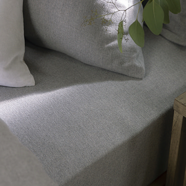 Christy silver bed sheet image