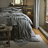 Christy Flannel Stripe Silver duvet cover set image