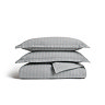 Christy Flannel Stripe Silver duvet cover set image