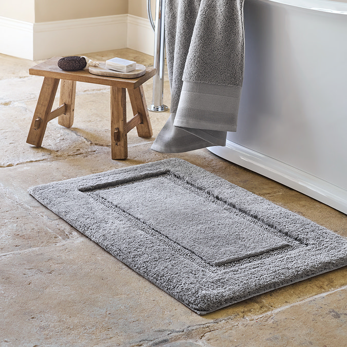 Opal Grey Indulge Bath Mat Image