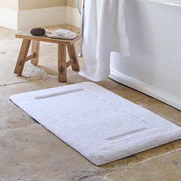 White Indulge Bath Mat image