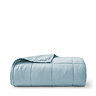 Christy laundered cotton bedspread chalk blue